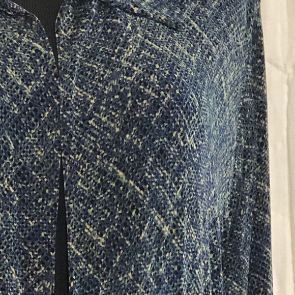 2XL Travel Collection Green, Blue & Black Jacket - Picture 3 of 5